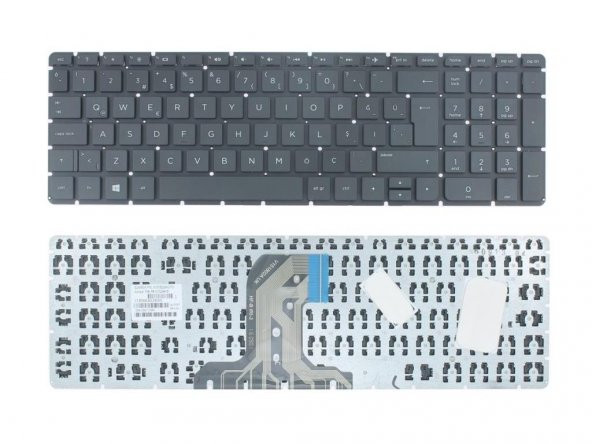 HP 15-AY118NT, 15-ay118nt 1AM99EA Notebook Klavyesi (Siyah TR) - 6