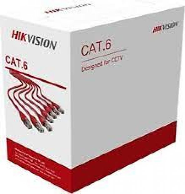 Hikvision DS-1LN6U-G 23 Awg U/utp Cat6-4p-Pvc-Cm 305 mt Gri Kablo