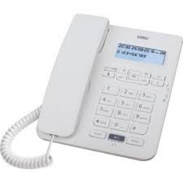 Karel TM145 Ekranlı Masaüstü Telefon BEYAZ