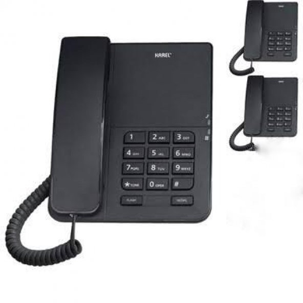 Karel TM140 Analog Telefon 3lü paket