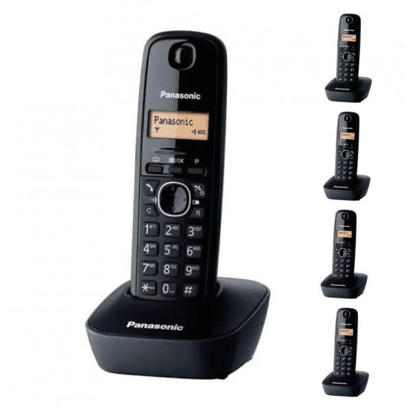 PANASONİC KX-TG 1611 DECT TELEFON 5 Lİ PAKET