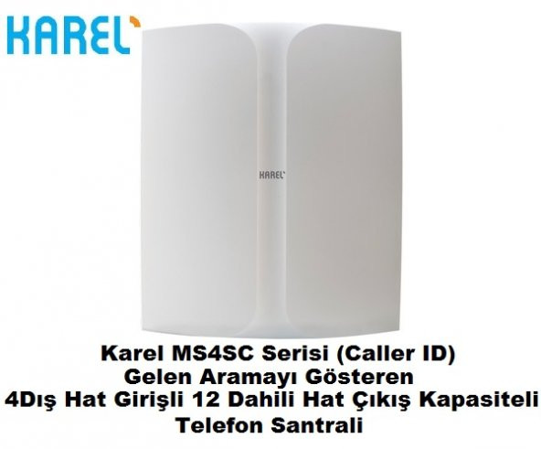 Karel Ms48C 4-12 Caler Id Telefon Santral Cihazı