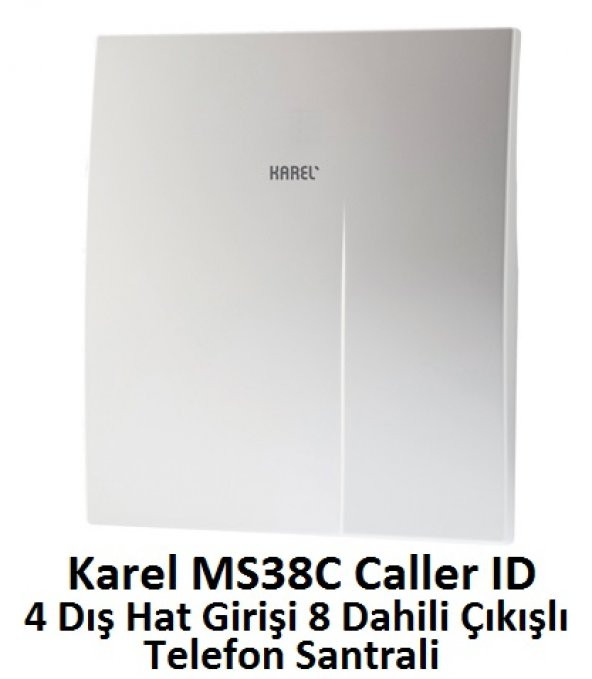 Karel Ms38C 4/8 Kapasiteli Caller Id Telefon Santral Cihazı