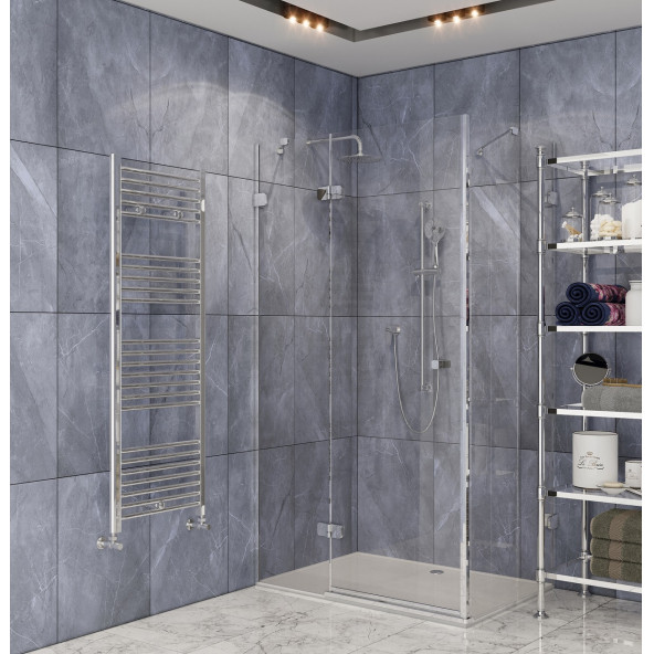 Toprak Havlupan 60/150CM 24 Borulu Krom Renk Havlupan Radyatör 5 YIL GARANTİLİ - 2