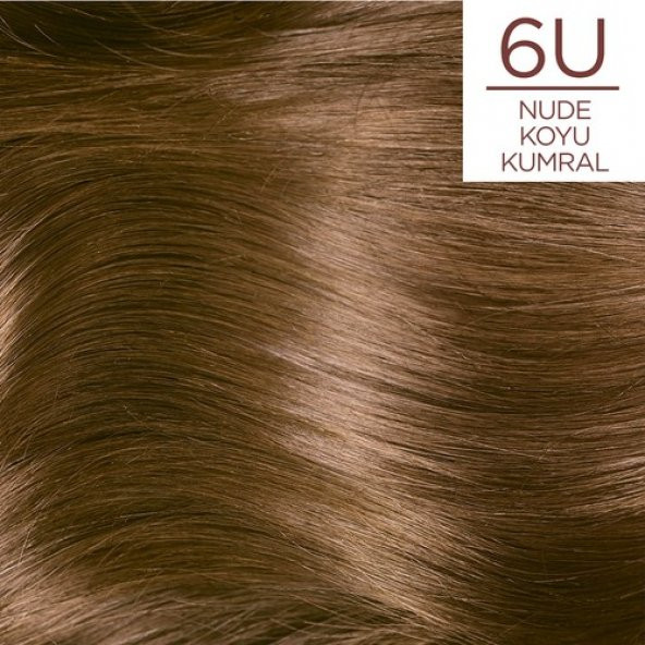 L’oréal Paris Excellence Creme Nude Renkler Saç Boyası – 6U Nude Koyu Kumral - 2