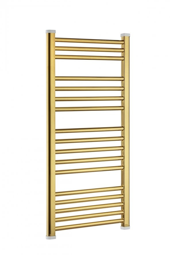 Toprak Havlupan 50 X 70 cm 10 Borulu Düz Gold Renk Titanyum Kaplama Havlupan Radyatör - 4