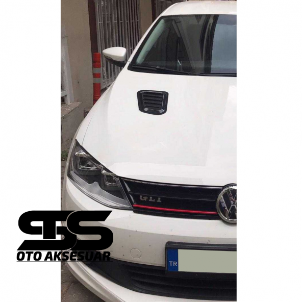 Volkswagen Jetta Mk6 Uyumlu Piano Black Kaput Üstü Havalandırma Izgarası - Resim 3