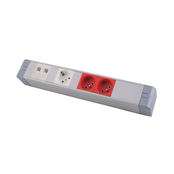 2 Ups + 1 Şebeke + 2 Data Prizli Bürotik Blok