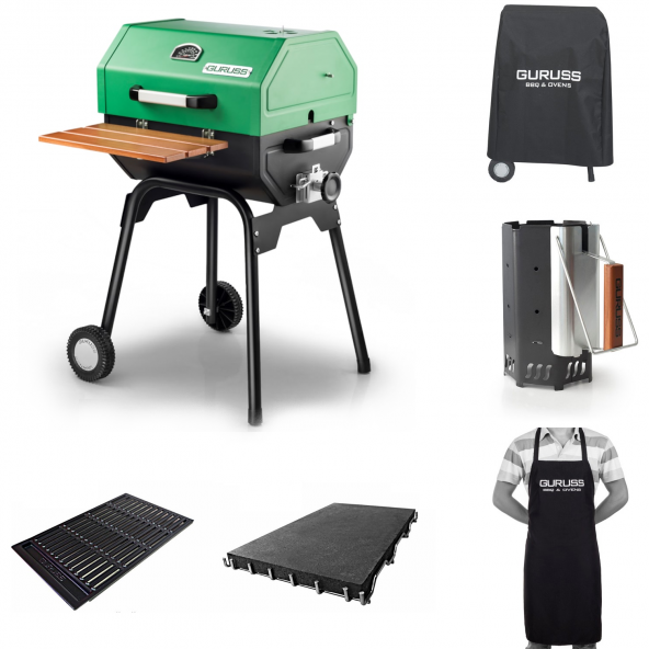 Guruss CG-050 Kömürlü Barbekü Mangal Tam Set - 3