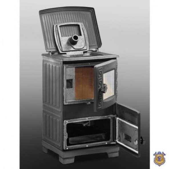 Erendemir EM803D Çift Kapaklı Turbo Döküm Soba - 3