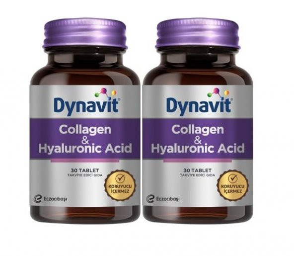 Dynavit Collagen Hyaluronic Acid 30 Tablet 2 Adet