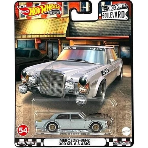 Hot Wheels Boulevar Premium Mercedes-Benz 300 Sel 6.8 Amg GJT68 HCR14