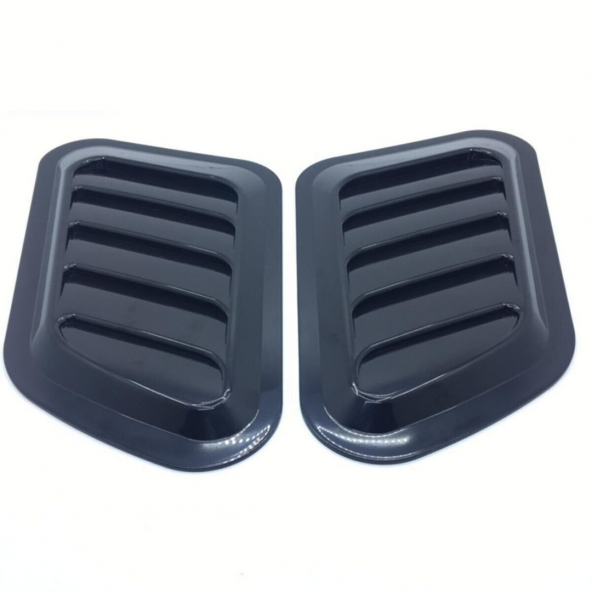 Ford Tourneo Connect Uyumlu Piano Black Kaput Üstü Havalandırma Izgarası - Resim 4