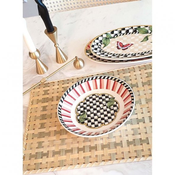 The Mia Jardin Yemek Tabağı 6lı Set 20 Cm JRD018 - 3