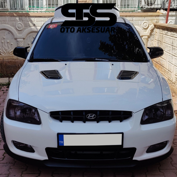 Hyundai Yumurta Kasa Uyumlu Piano Black Kaput Üstü Havalandırma Izgarası ürün görseli