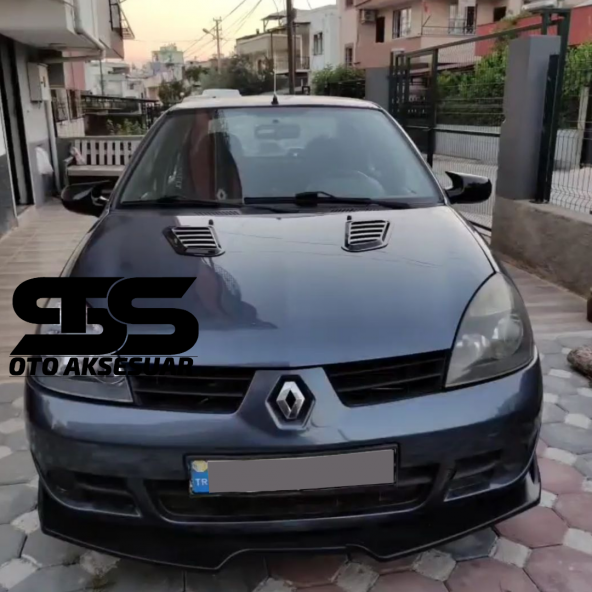 Renault Clio 2 Uyumlu Piano Black Kaput Üstü Havalandırma Izgarası