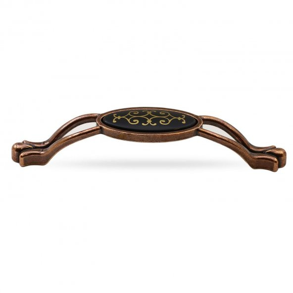 Çekmece Dolap Kapak Kulpu Kulbu 128 mm Antik Bakır Metal Kulp (4 ADET) - 2