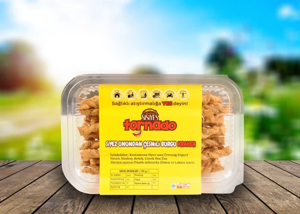 Siyez Unlu TORNADO Burgu Kraker 170 Gr - 2