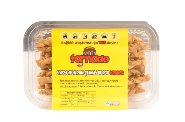 Siyez Unlu TORNADO Burgu Kraker 170 Gr - 3