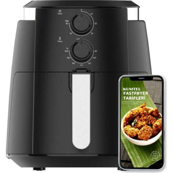 KUMTEL FASTFRYER HAF – 01 (YAĞSIZ FRİTÖZ AİRFRYER)