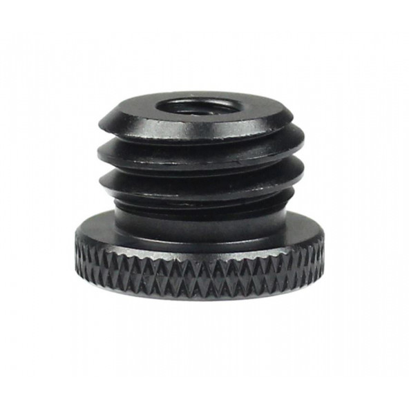 Ayex,1/4 inç Tripod Vidasını 5/8 İnçe Dönüştürücü Vida Adaptörü Siyah - 3