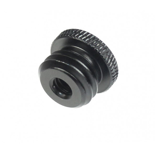 Ayex,1/4 inç Tripod Vidasını 5/8 İnçe Dönüştürücü Vida Adaptörü Siyah - 5