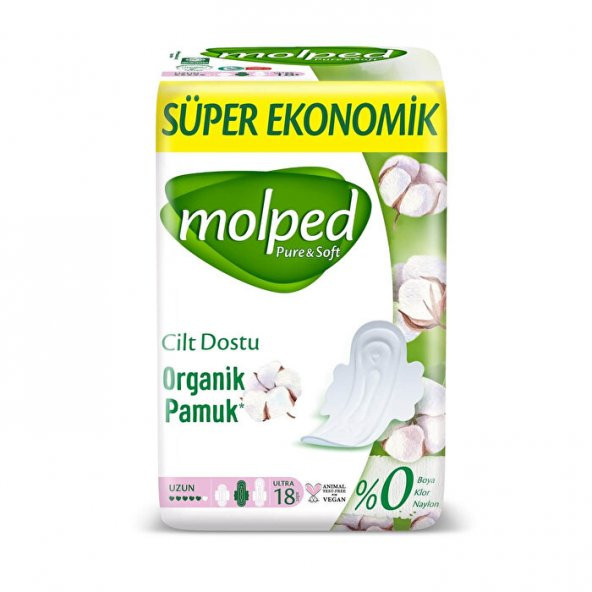 Molped Süper Ekonomik Ped Uzun 18x2 36 Adet