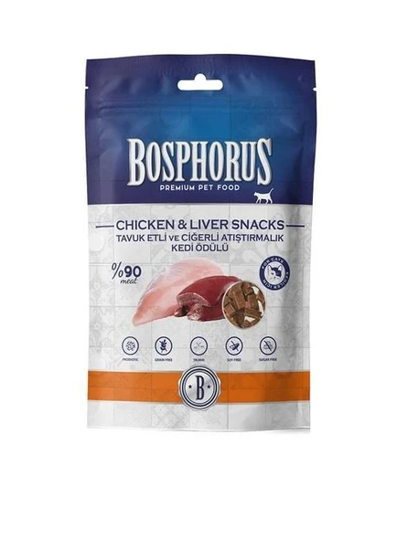 Bosphorus Tavuklu ve Ciğerli Kedi Ödülü 80 gr ürün görseli 1