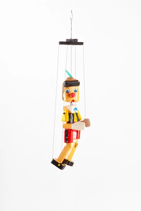 Ahşap Pinokyo Kukla 55 cm Battal Boy - 8