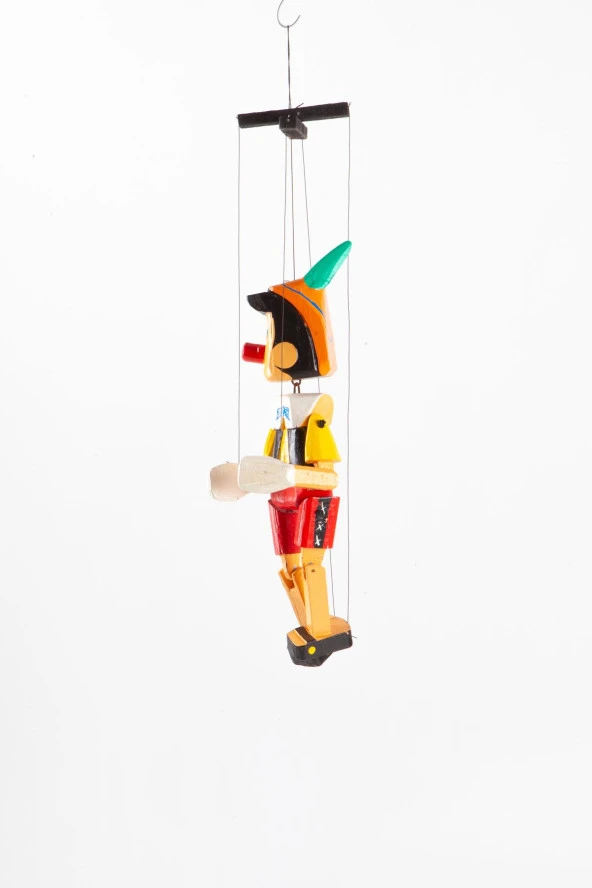Ahşap Pinokyo Kukla 55 cm Battal Boy - 7
