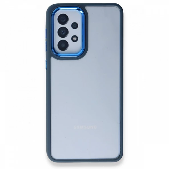 Samsung Galaxy A53 5G Kılıf Luna Lens Kamera Çerçeveli Silikon Kapak - 7