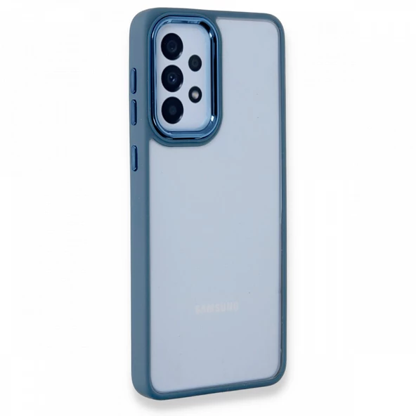 Samsung Galaxy A53 5G Kılıf Luna Lens Kamera Çerçeveli Silikon Kapak - 8