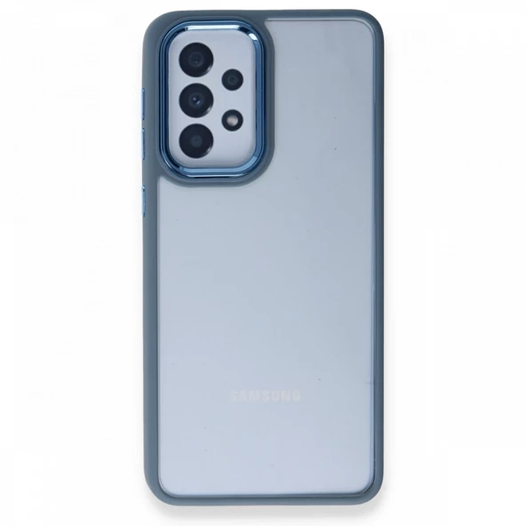 Samsung Galaxy A53 5G Kılıf Luna Lens Kamera Çerçeveli Silikon Kapak - 9