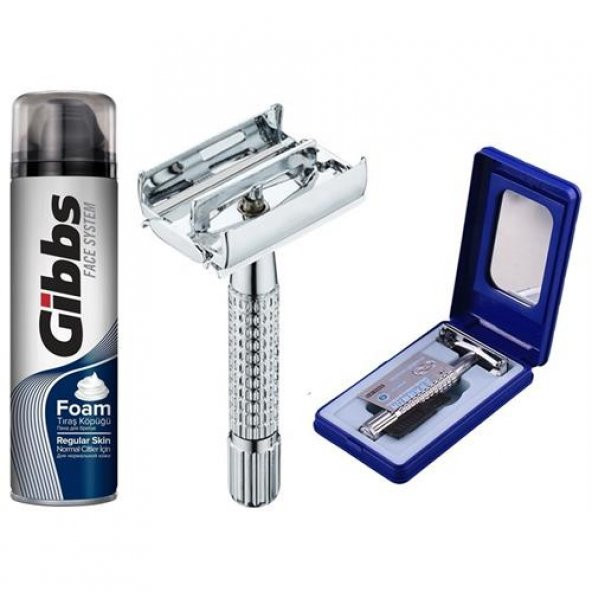 Gibbs Regular Skin Tıraş Köpüğü Tıraş Bıçağı Seti 713637 - 1