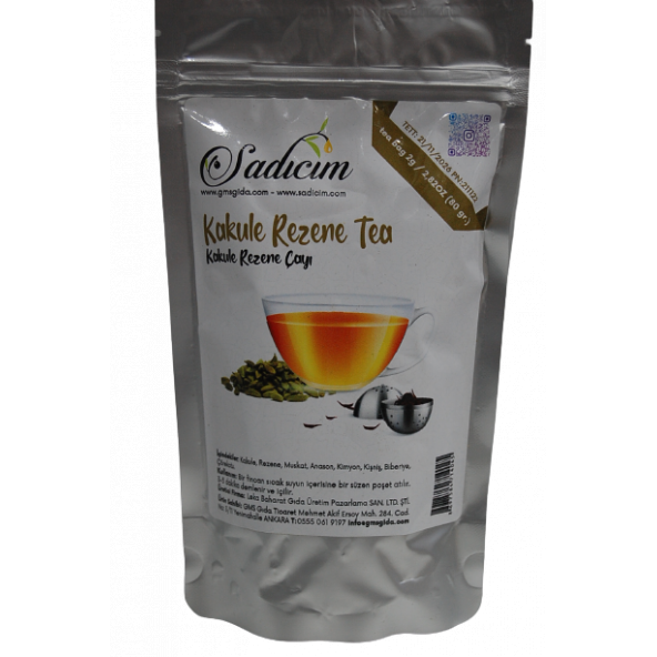 Sadıcım Kakule Rezene Çayı 80 Gr Süzen poşet - 3