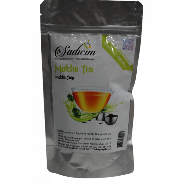 Sadıcım Matcha Tea (Matcha Çayı) 80 Gr Süzen Poşet