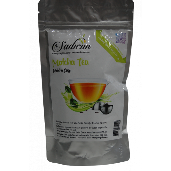 Sadıcım Matcha Tea (Matcha Çayı) 80 Gr Süzen Poşet - 2