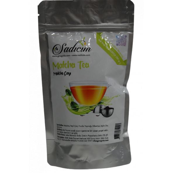 Sadıcım Matcha Tea (Matcha Çayı) 80 Gr Süzen Poşet - 3