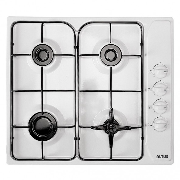 Altus AL-84 GD 4 Gözü Gazlı Beyaz Emaye Setüstü Ocak ürün görseli 1