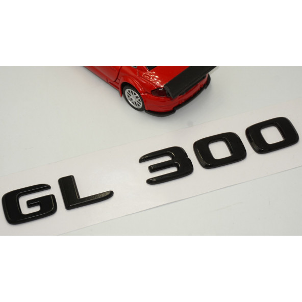 GL 300 Bagaj Parlak Siyah ABS 3M 3D Yazı Logo - 3
