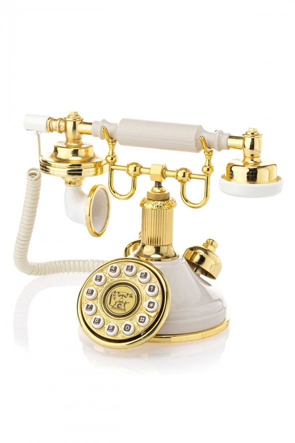 Anna Bell Villa Stork Krem Tuşlu Telefon