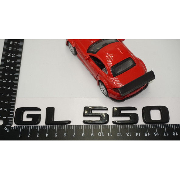 GL 550 Bagaj Parlak Siyah ABS 3M 3D Yazı Logo - 5