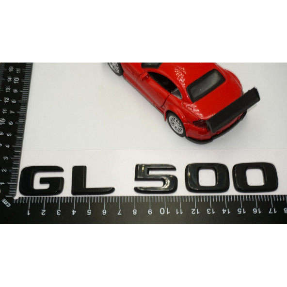 GL 500 Bagaj Parlak Siyah ABS 3M 3D Yazı Logo - Resim 5