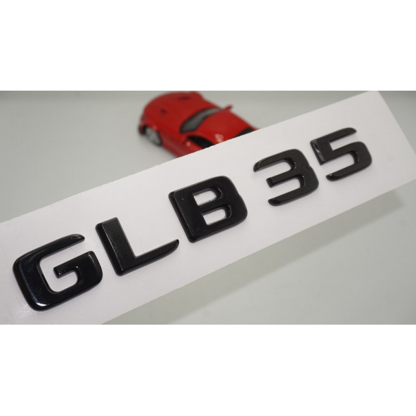 GLB 35 Bagaj Parlak Siyah ABS 3M 3D Yazı Logo