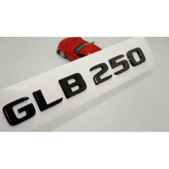 GLB 250 Bagaj Parlak Siyah ABS 3M 3D Yazı Logo