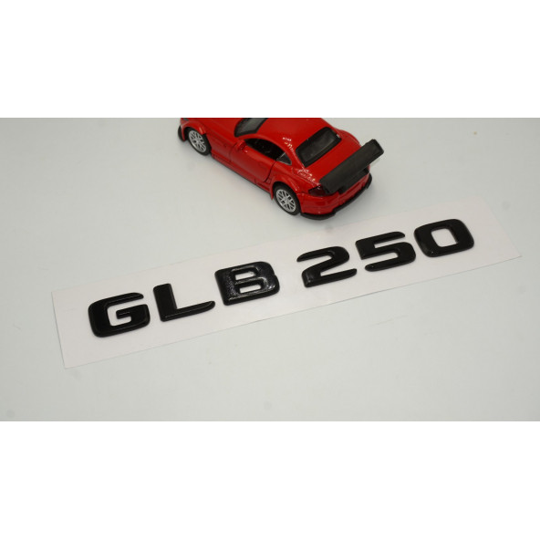 GLB 250 Bagaj Parlak Siyah ABS 3M 3D Yazı Logo - 2