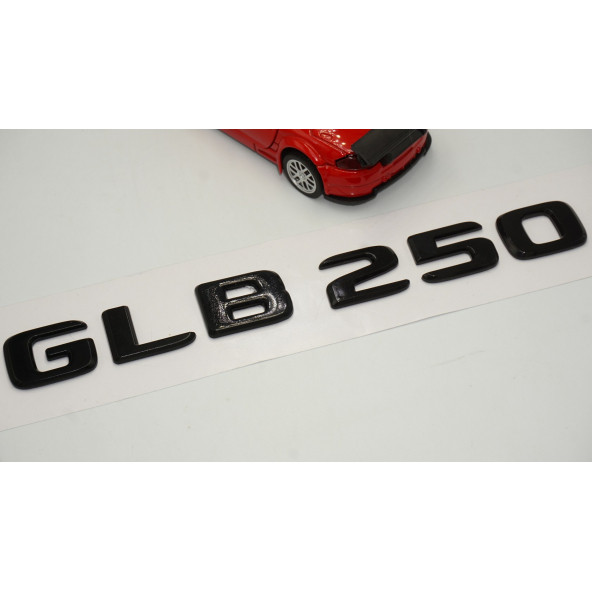 GLB 250 Bagaj Parlak Siyah ABS 3M 3D Yazı Logo - 3