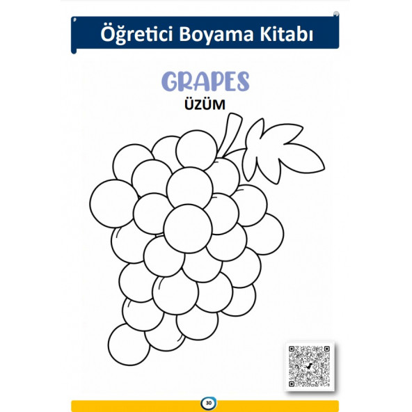 İngilizce Kelime Öğreten BOYAMA Kitap Seti (2 Fasikül Kitap) - 4