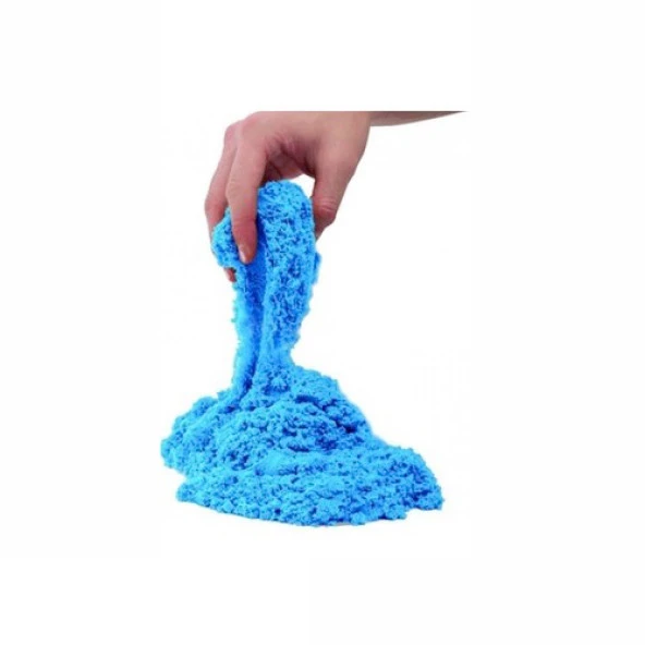 Kinetik kum 1kg - Mavi Renk - Resim 2