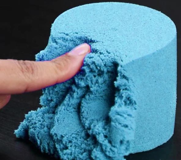 Kinetik kum 1kg - Mavi Renk - Resim 3